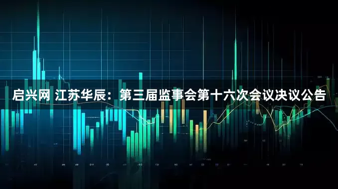 启兴网 江苏华辰：第三届监事会第十六次会议决议公告