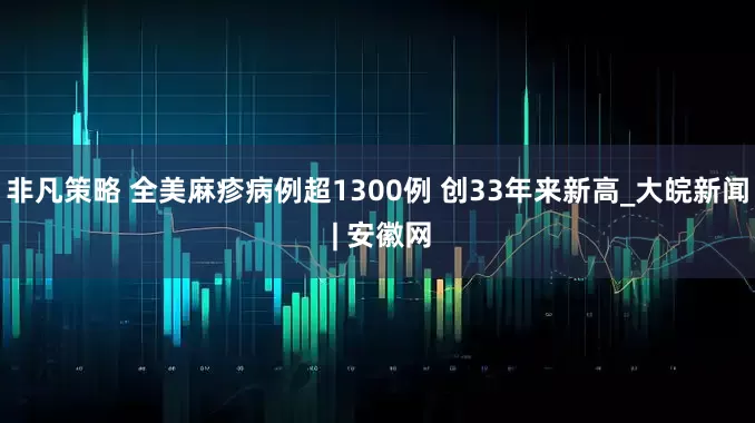 非凡策略 全美麻疹病例超1300例 创33年来新高_大皖新闻 | 安徽网