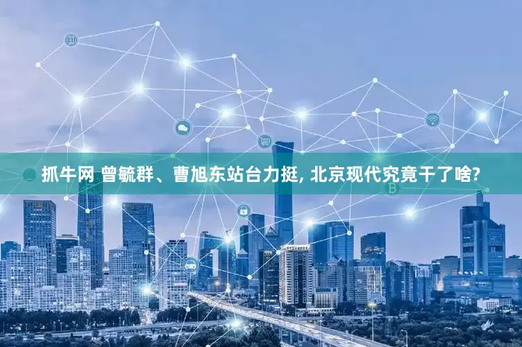 抓牛网 曾毓群、曹旭东站台力挺, 北京现代究竟干了啥?